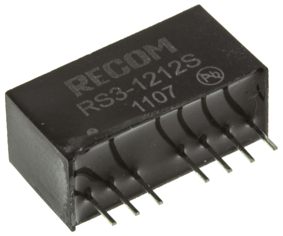 RS3 1212S Recom RS3 DC DC Converter 12V Dc 250mA Output 9 18 V