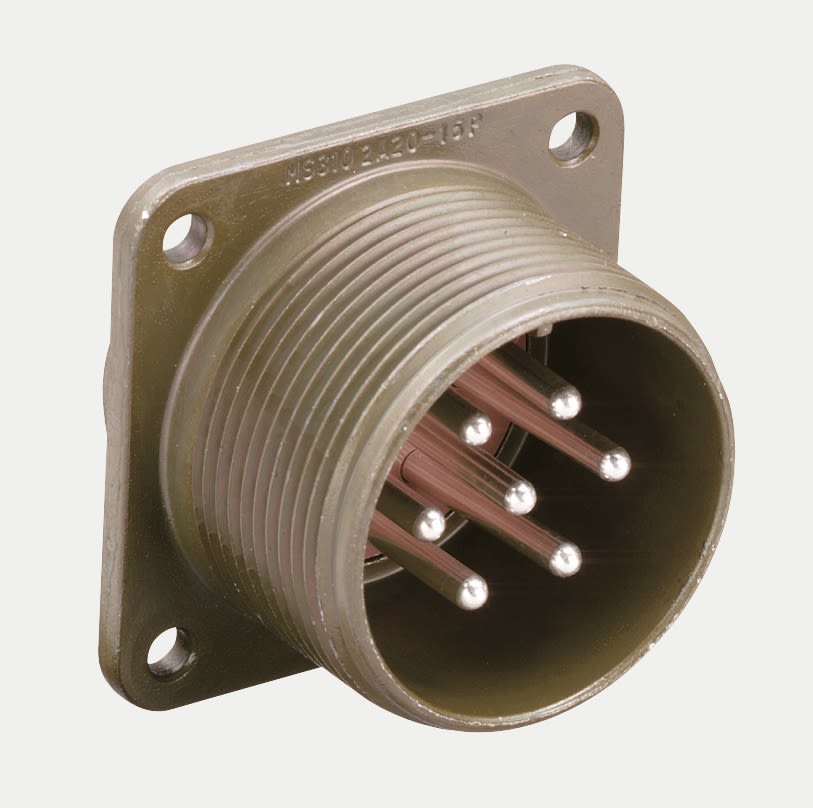 N MS3102A24 11P JAE 9 Way Box Mount MIL Spec Circular Connector