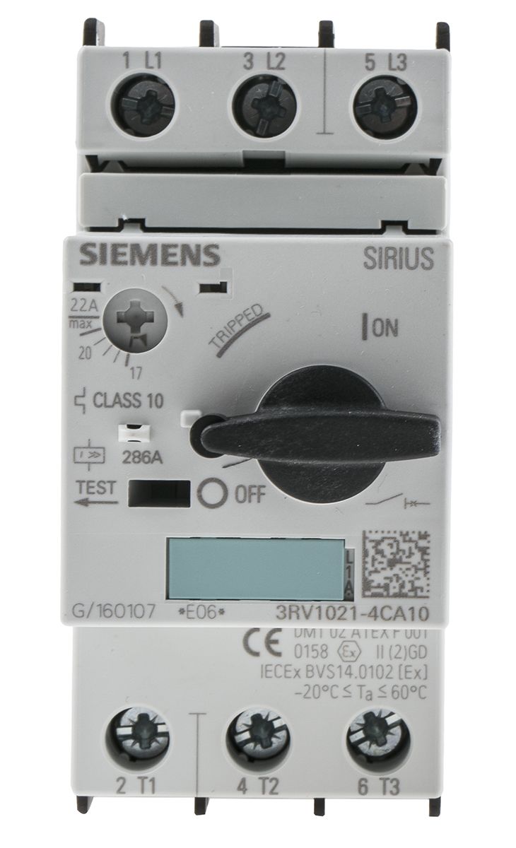 Rv Ca Disjoncteur De Protection Moteur Siemens P Les