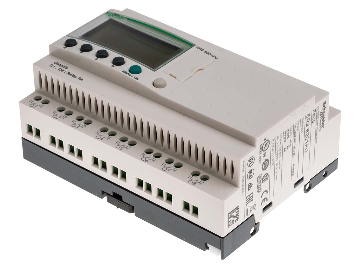 Sr Pack Fu Schneider Electric Zelio Logic Plc Cpu Digital