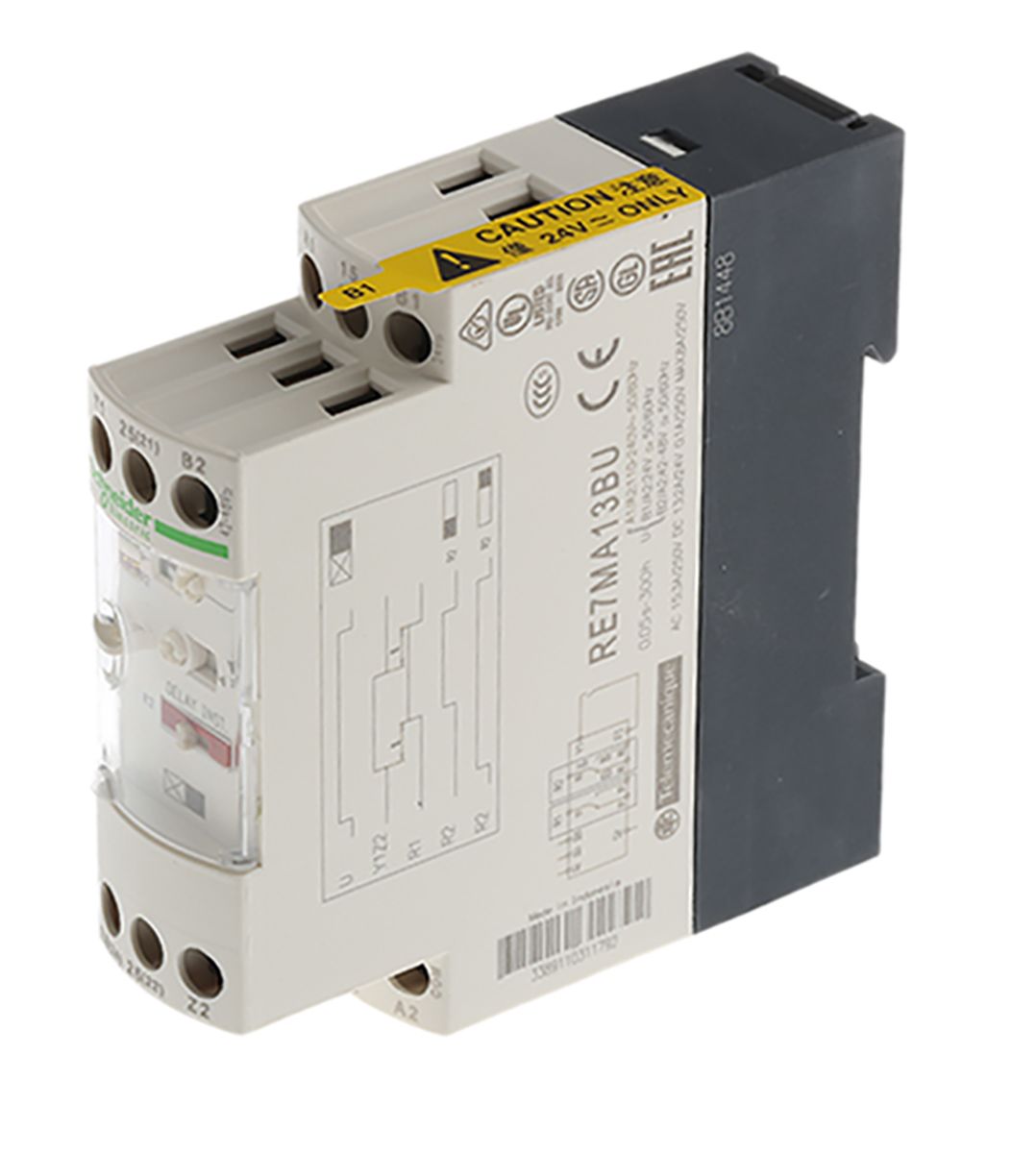 RE7MA13BU Relais temporisé Schneider Electric 110 240 V ac 42