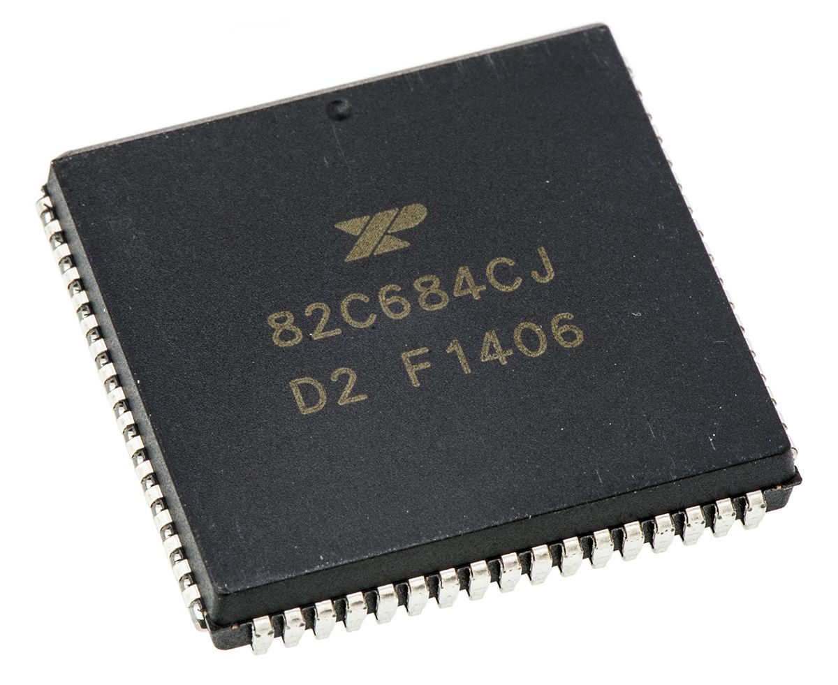 UART XR82C684CJ F 4 Canales UART 1Mbit S PLCC 68 Pines RS