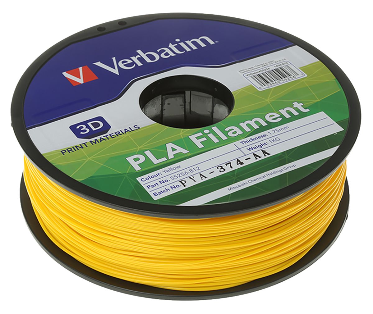 55256 Filamento Para Impresora 3D FDM PLA 1 75mm Amarillo 1kg