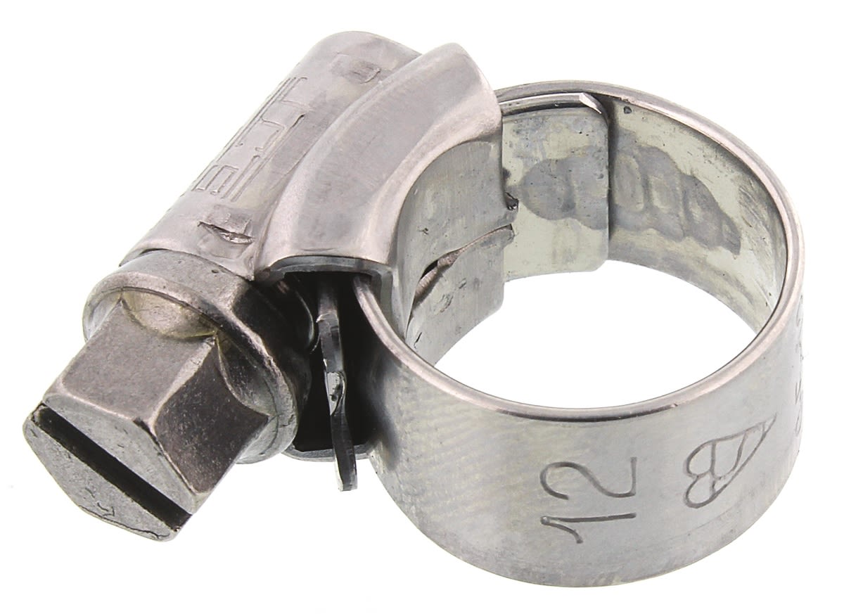 HGS12BP HI GRIP Stainless Steel Slotted Hex Worm Drive 9mm Band