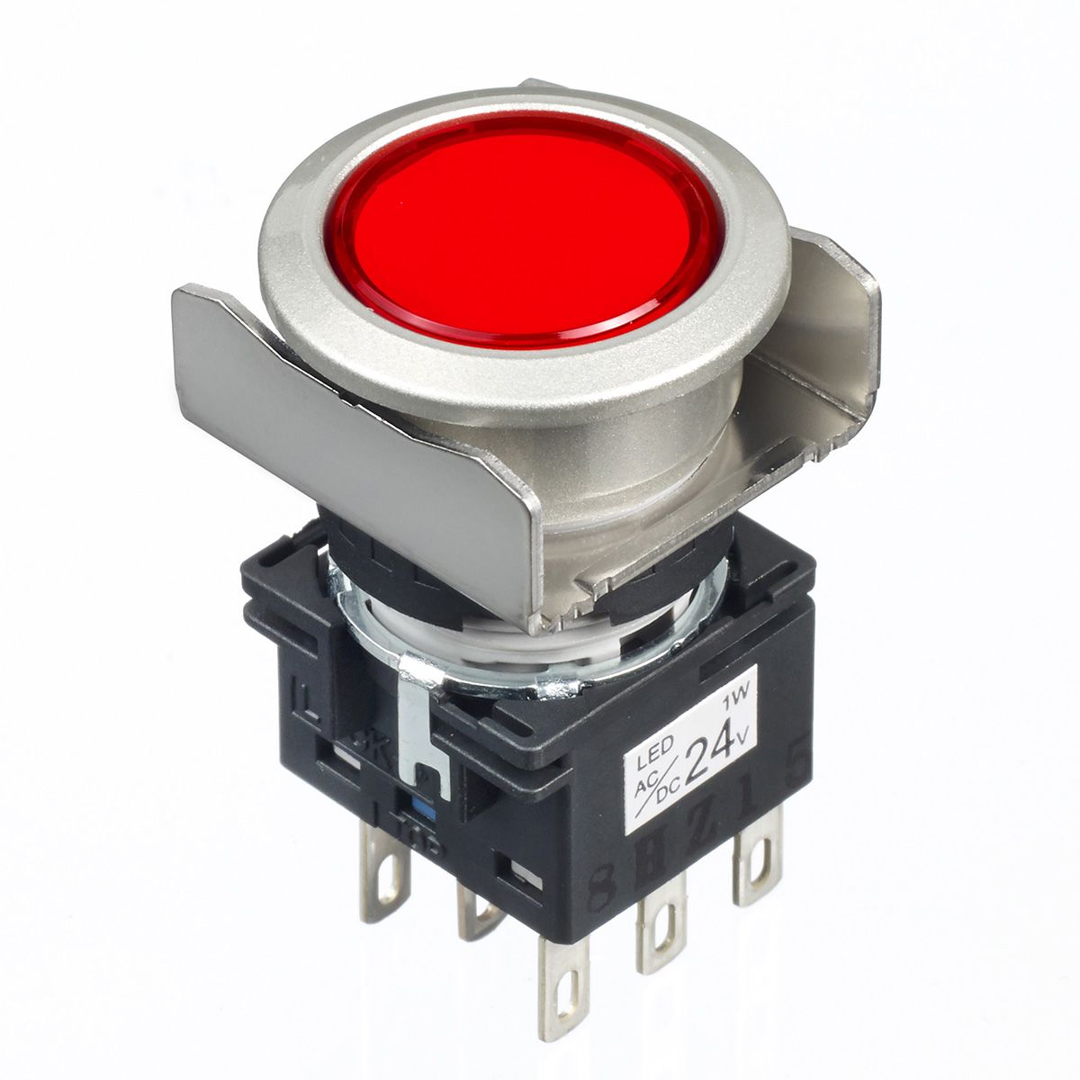 LB6ML A1T64R Red Round Push Button Switch RS