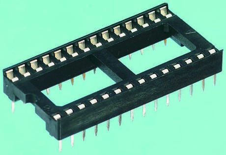 390261 5 TE Connectivity 2 54mm Pitch 18 Way Through Hole IC Dip