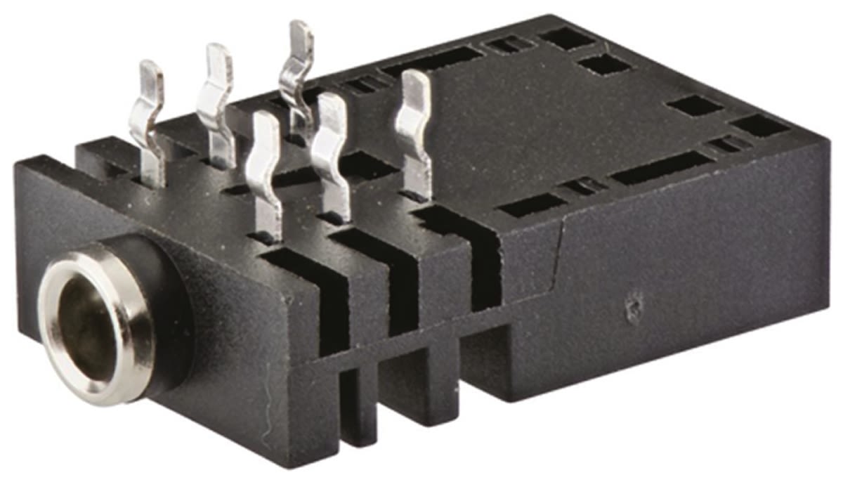 Acjs Nh Conector Jack Est Reo De Mm Hembra Amphenol Montaje En