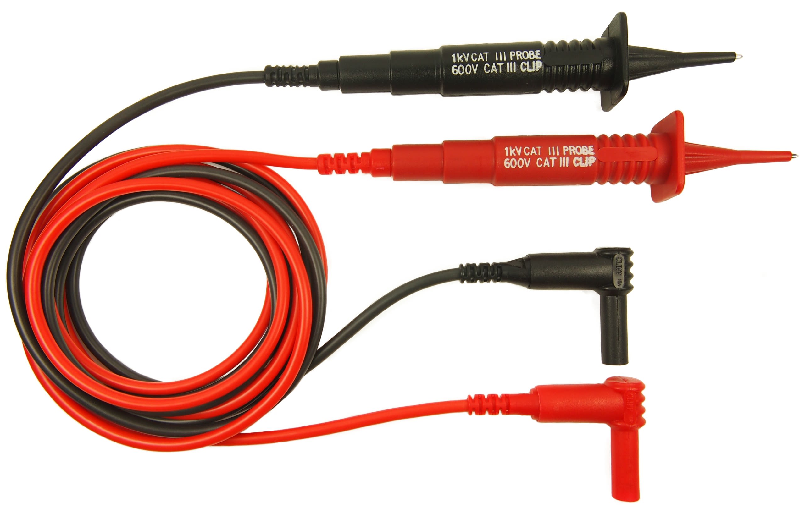 Rs Pro Test Lead Connector Kit With Black Lead Assembly Red Lead