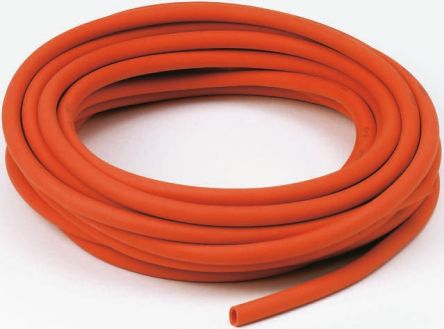 Saint-Gobain Rubber Flexible Tubing, Red, 10mm External Diameter, 25m Long, Industrial, Laboratory Applications