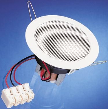 Visaton White Ceiling &amp; In Wall Speaker, DL 8 100 V 3W