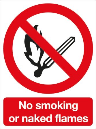 rs pro 黑色/红色/白色 英语 乙烯基 禁止标志 no smoking or naked