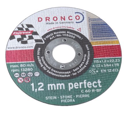 DRONCO Cutting Disc, 13280rpm, 115mm