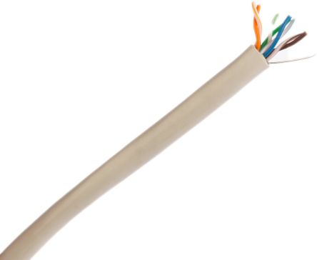 CAE Multimedia Connect Grey Cat5e Ethernet Cable F/UTP, PVC 100m