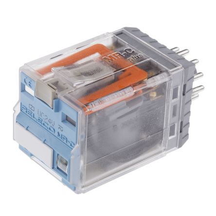 Releco 3PDT PCB Mount Non-Latching Relay, 24V ac/dc Coil, 10 A