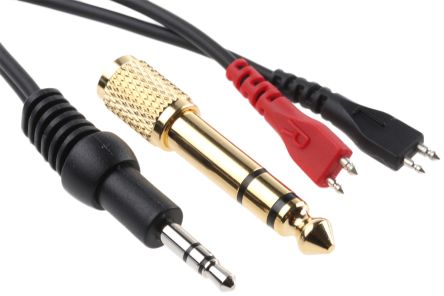 3m Audio Cable Assembly Male Stereo Jack to 2 Way Male Push-Fit