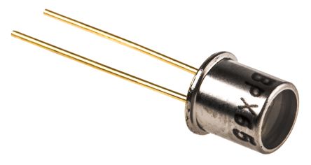 Centronic BPX65 Full Spectrum Si Photodiode, 40 &#176;, Through Hole TO-18