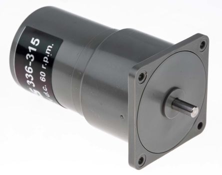 Philips DC Geared Motor, Brushed, 12 V dc, 125 mNm, 60 rpm, 2.2 W