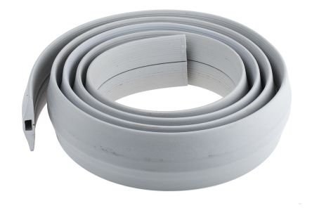 Vulcascot Cable Cover, 14 x 8mm (Inside dia.), 68 mm x 3m, Grey