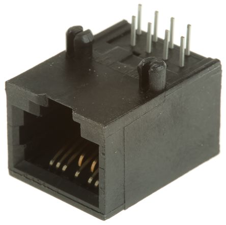 Bel-Stewart RJ45 Connector Socket, Right Angle, Through Hole