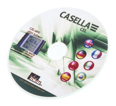 Casella Cel CEL-6842/RS Sound Level Meter Software, For Use With CEL 200
