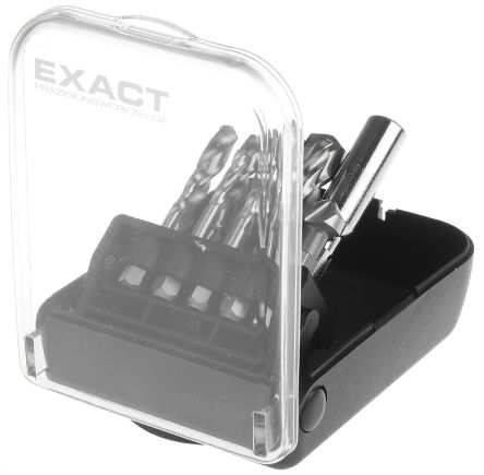 EXACT HSS 2.5mm to 10.2mm, 11 piece Hex Drill Set