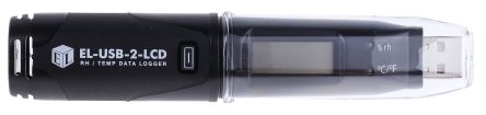 Lascar EL-USB-2-LCD Dew Point, Humidity, Temperature Data Logger, USB, Battery Powered