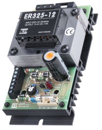 Embedded Linear Power Supply Open Frame, 220 &#8594; 240V ac Input, 13.6V dc Output, 1.9A