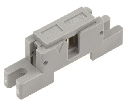 3M 4600 Series, 2.54mm Pitch 10 Way 2 Row Right Angle IDC Connector, Cable Mount, IDT Termination