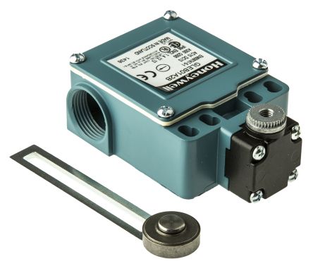 IP67 Snap Action Limit Switch, Rotary Lever, Die Cast Zinc, NO/NC, 300V