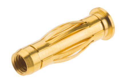Multi Contact, 4mm Banana Plug, Gold Plated, 50A