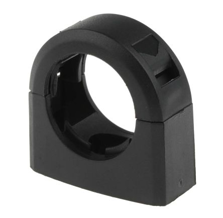 Conduit clip with integral lid,25mm