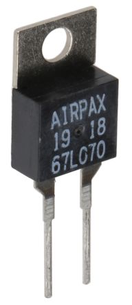 Airpax Senata NC 1 A Thermostat, PCB Pin Termination, +40&#176;C +130&#176;C