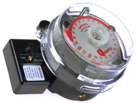 1 Channel Analogue Surface Mount Timer Switch, Measures Minutes, 200 &#8594; 250 V ac