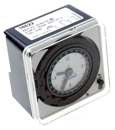 1 Channel Analogue Surface Mount Timer Switch, Measures Minutes, 230 V ac, SPDT