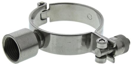 Dairy Pipe Lines 2-1/2in Outside Diameter Stainless Steel Hinged Pipe Clamp