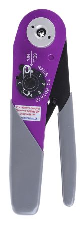 Daniels Manufacturing Ratchet Crimping Tool, Crimp Contact, Minimum 0.5mm&#178;, Maximum 2.5mm&#178;