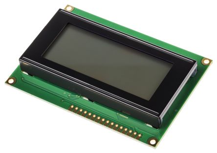 Powertip PC1604LRSA Alphanumeric Transflective LCD Monochrome Display, LED Backlit, 4 Rows by 16 Characters