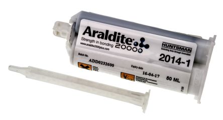 Araldite 2014 50 ml Grey Dual Cartridge Epoxy Adhesive for Various Materials