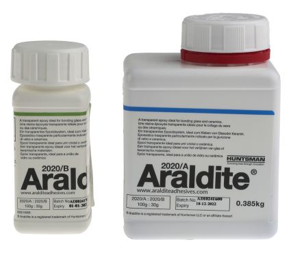 Araldite 2020 500 g Transparent Dual Cartridge Epoxy Adhesive for Various Materials