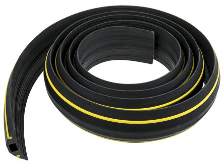 Vulcascot Cable Cover, 14 x 8mm (Inside dia.), 68 mm x 3m, Black/Yellow