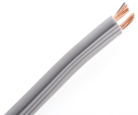 S2Ceb-Groupe Cae 100m 2 Core Multicore Speaker Cable, 1 mm&#178; CSA Polyvinyl Chloride PVC Sheath Material, PVC Insulation