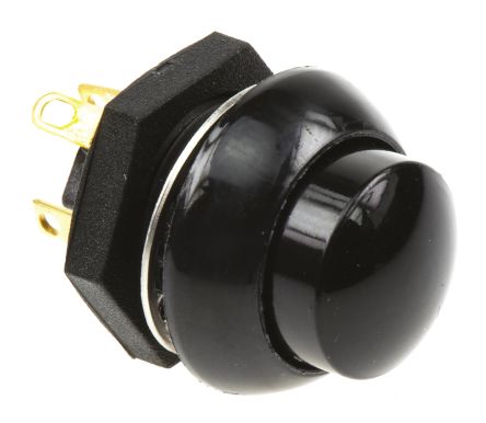 DPST-NO/NC Momentary Push Button Switch, Panel Mount
