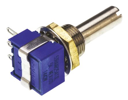 Bourns 53 Series Potentiometer with a 6 mm Dia. Shaft, 5k&#937;, &#177;10%, 1W, &#177;150ppm/&#176;C, Panel Mount