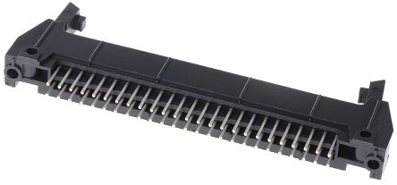 3M 3000 Series, 2.54mm Pitch 50 Way 2 Row Shrouded Straight PCB Header, Through Hole, Solder Termination