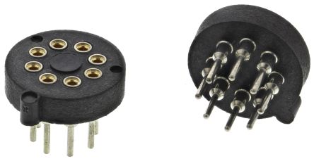 E-TEC 8 Way Through Hole TO-18, TO-5 Transistor Socket 1A 100 V dc