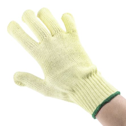 BM Polyco Yellow Cut Resistant Kevlar Reusable Gloves 9 - M