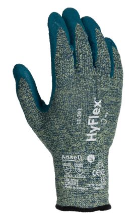 Ansell Blue Cut Resistant Kevlar Nitrile-Coated Cut Resistant Gloves 9 - M