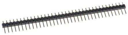 ASSMANN WSW AW140 Series, 2.54mm Pitch 36 Way 1 Row Straight Pin Header, Through Hole, Solder Termination