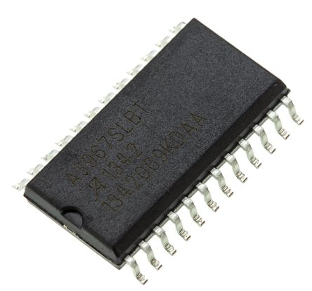 Allegro Microsystems A3967SLBTR-T Stepper Motor Driver IC, 30 V 0.75A, 24-Pin SOIC W