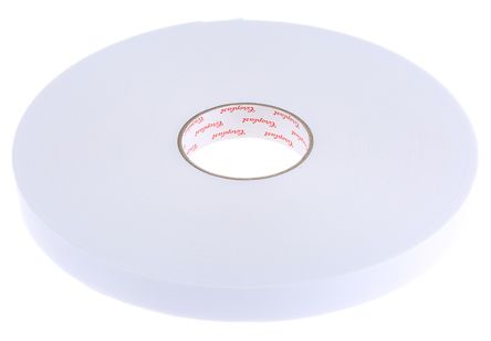 Coroplast White PE Foam Double Sided Tape, 1.6mm Thick , 25mm x 33m